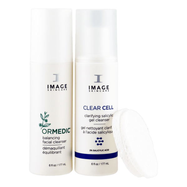 acne cleansing duo image skincare